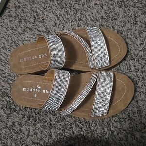 Madden girl shiny sandals